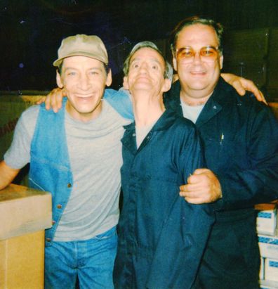 Jim Varney, Bill Byrge, and Gailard Sartain