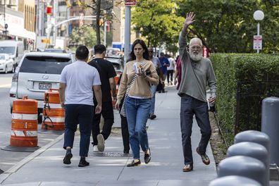 David Letterman arrives at federal court in New York