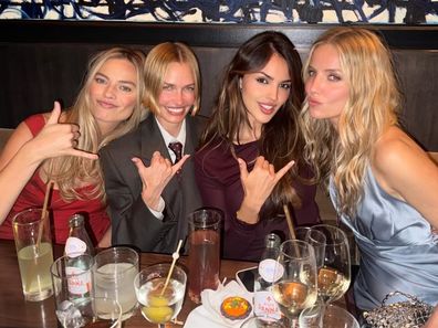 Margot Robbie, Lara Worthington, Eiza Gonzalez and Annabelle Wallis at Phoebe Tonkin wedding