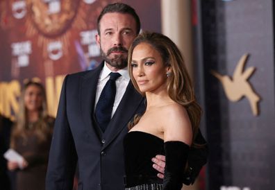 Ben Affleck and Jennifer Lopez attend a premiere for the film "This Is Me... Now: A Love Story" in Los Angeles in February. **This image is for use with this specific article only** 