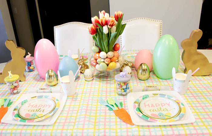 Lovely & Fun Kids Easter Table! - B. Lovely Events