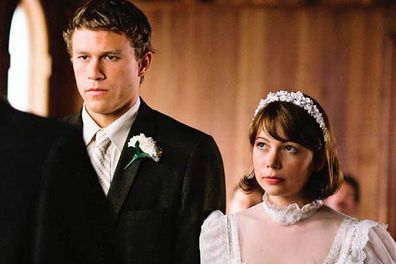 They strolled down the aisle (and scored Oscar nominations) as part of <i>Brokeback Mountain</i>…<br />“><figcaption><span>Heath Ledger and Michelle Williams in Brokeback Mountain. </span></figcaption></figure>
<p><span>“Kids are such great life checkers,” the actress later added.</span></p>
<p><span>Williams and Ledger first met on the set of their movie in 2004.</span></p>
<p><span>Shortly after meeting they started dating, and were together until 2007 when they called it quits.</span></p>
<p><span>Speaking of filming </span><em><span>Brokeback Mountain</span></em><span>, Williams told </span><em><span>The Sydney Morning Herald</span></em><span> in 2008, “It will be forever special because of meeting Heath and having Matilda”.</span></p>
<p><span>Ledger died in January 2008. </span></p>
<p><span>Williams married director Thomas Kail in 2020. They share three kids together.</span></p>
<p><em><strong><span>FOLLOW US ON WHATSAPP HERE</span></strong></em><em><strong><span>: Stay across all the latest in celebrity, lifestyle and opinion via our WhatsApp channel. No comments, no algorithm and nobody can see your private details.</span></strong></em></p>
<script>
function pinIt()
{
var e = document.createElement('script');
e.setAttribute('type','text/javascript');
e.setAttribute('charset','UTF-8');
e.setAttribute('src','https://assets.pinterest.com/js/pinmarklet.js?r='+Math.random()*99999999);
document.body.appendChild(e);
}
</script>
<div class=
