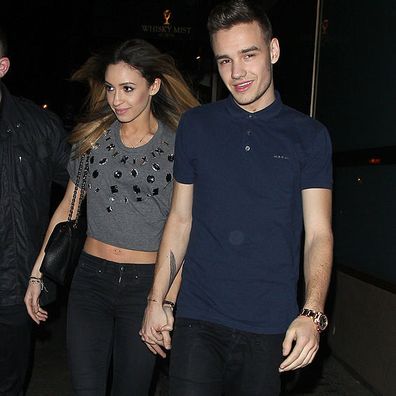 LONDON, UNITED KINGDOM - APRIL 02: Danielle Peazer and Liam Payne at Whiskey Mist night club on April 2, 2013 in London, England. (Photo by Mark Robert Milan/FilmMagic)