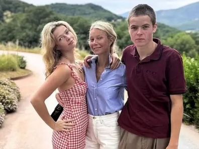 Gwyneth Paltrow with Apple and Moses