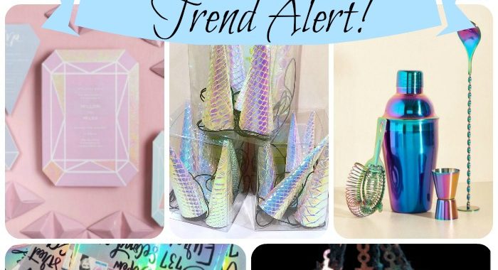 Trend Alert! Iridescent Holographic Party – B. Lovely Events