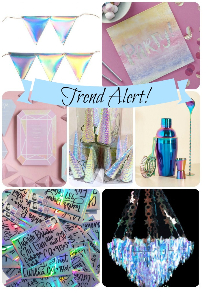 Trend Alert! Iridescent Holographic Party - B. Lovely Events